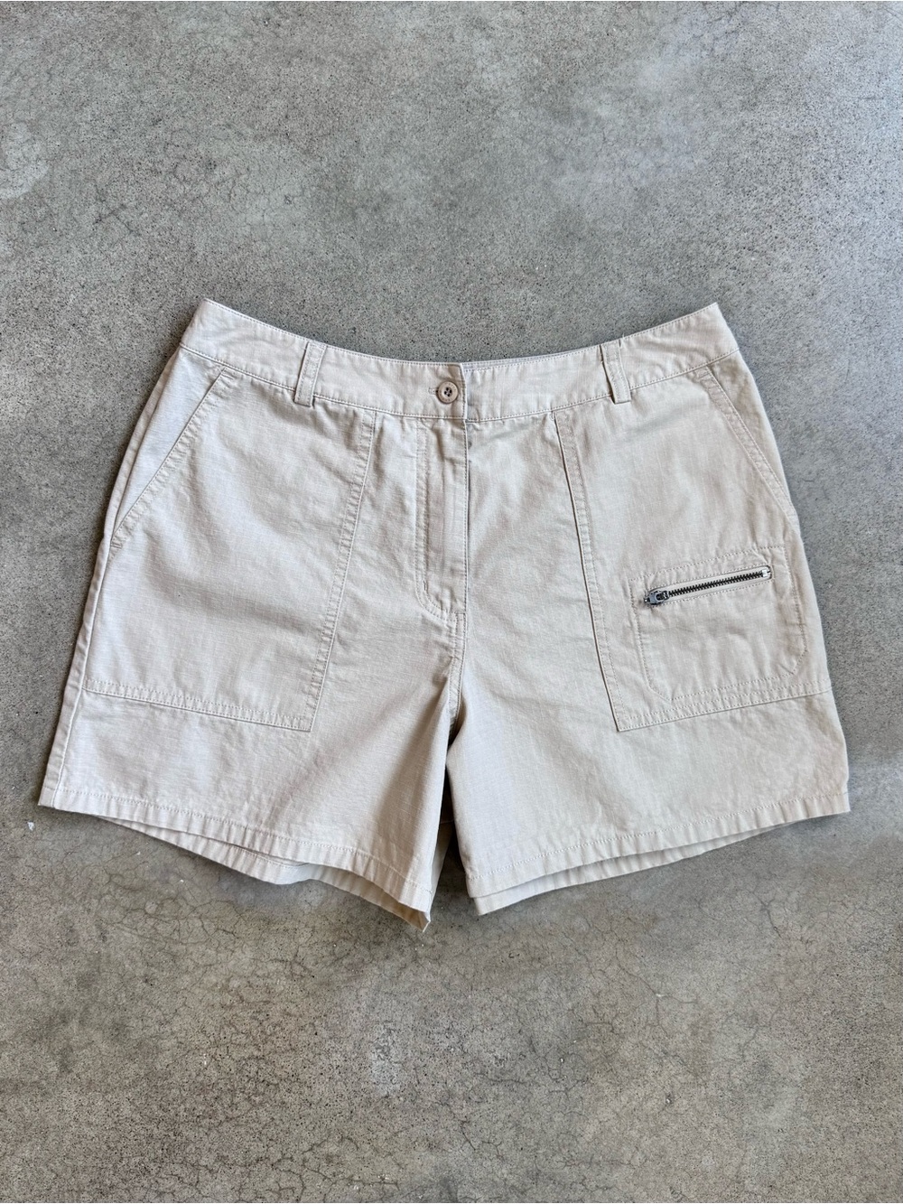 90s Marsh Landing Ripstop Cotton Utility Shorts